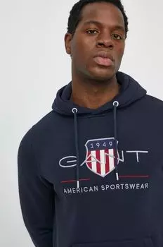 Толстовка Gant, темно-синий