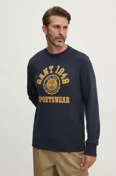 Толстовка Gant, темно-синий