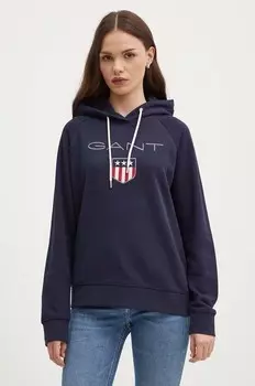 Толстовка Gant, темно-синий