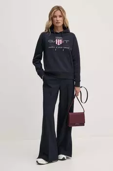 Толстовка Gant, темно-синий