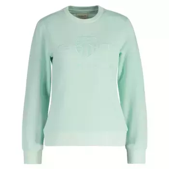 Толстовка Gant Tonal Shield, зеленый