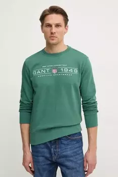Толстовка Gant, зеленый