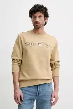 Толстовка Gant, зеленый