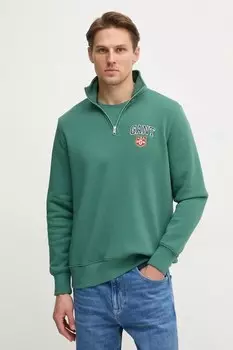Толстовка Gant, зеленый