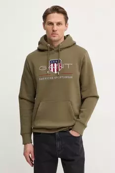 Толстовка Gant, зеленый