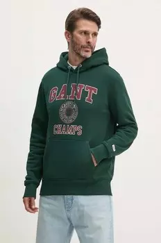 Толстовка Gant, зеленый