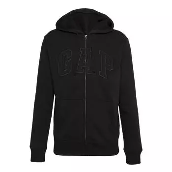 Толстовка Gap Felpa Con Zip, черный