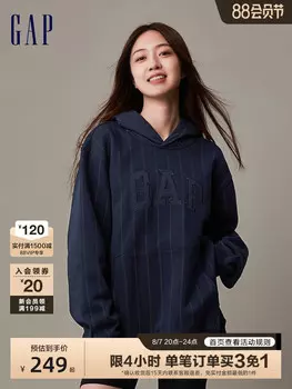 Толстовка Gap флисовая, темно-синий