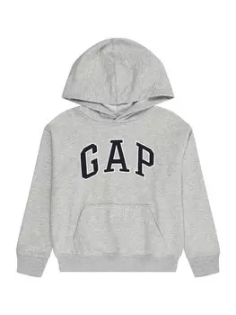Толстовка GAP HERITAGE, пятнистый серый