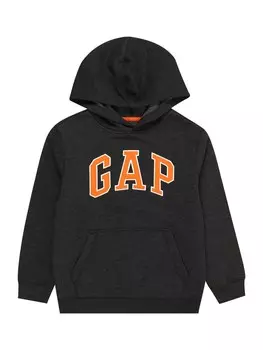 Толстовка GAP Regular fit NEW CAMPUS, пятнистый черный
