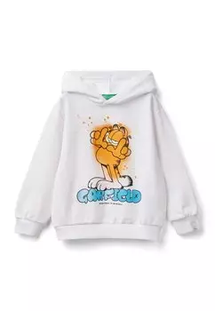 Толстовка GARFIELD 2024 BY PAWS, INC. United Colors of Benetton, цвет white