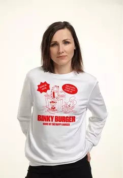 Толстовка GARFIELD 45 BINKY BURGER Henry Tiger, белый