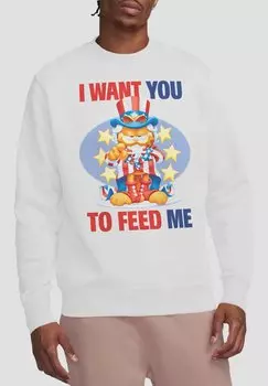 Толстовка GARFIELD I WANT YOU Cotton Soul, белый