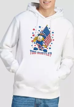 Толстовка GARFIELD SUBTLE Cotton Soul, белый