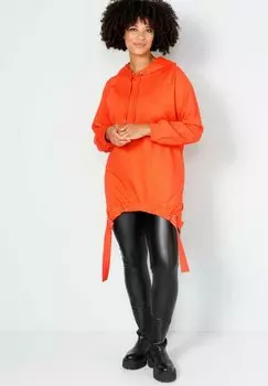 Толстовка GEBOGENER SAUM MIT BINDEBAND LANGARM Angel of Style, цвет orange