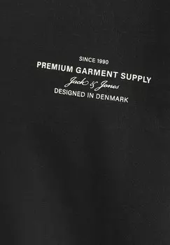 Толстовка GEDRUCKT Jack & Jones PREMIUM, черный