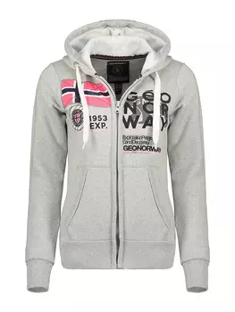 Толстовка Geographical Norway Gasado, светло-серый