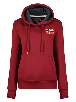 Толстовка Geographical Norway Hoodie Genifer, бордо