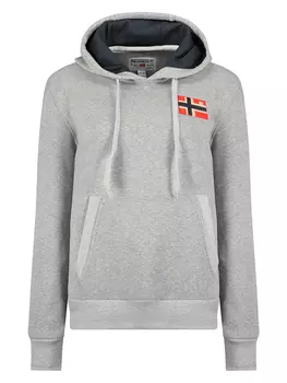 Толстовка Geographical Norway Hoodie Genifer, серый