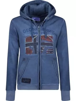 Толстовка Geographical Norway Hoodie, синий
