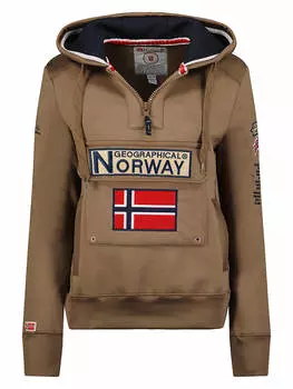 Толстовка Geographical Norway, коричневый