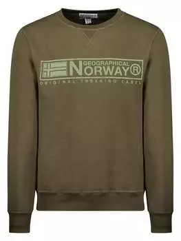 Толстовка Geographical Norway Sweatshirt Gantoine, хаки