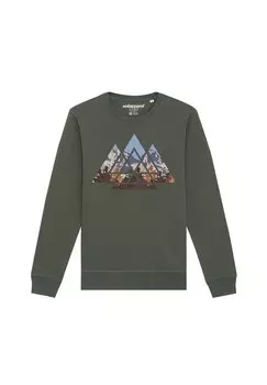 Толстовка GEOMETRIC LANDSCAPE watapparel, хаки