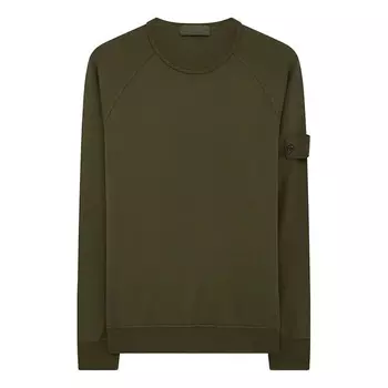 Толстовка ghost piece sweatshirt 'military green' Stone Island, зеленый
