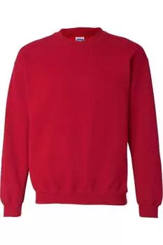 Толстовка Gildan Heavy Blend с круглым вырезом, цвет antique cherry red