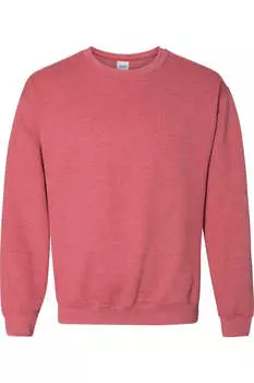 Толстовка Gildan Heavy Blend с круглым вырезом, цвет heather sport scarlet red