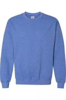 Толстовка Gildan Heavy Blend с круглым вырезом, цвет heather sport royal