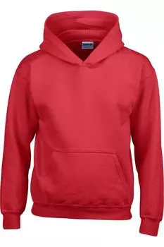 Толстовка Gildan с капюшоном, красный