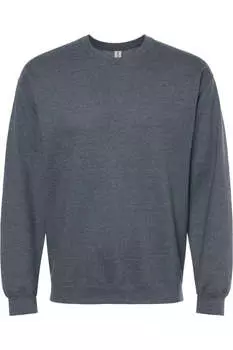 Толстовка Gildan Softstyle с круглым вырезом, цвет dark heather