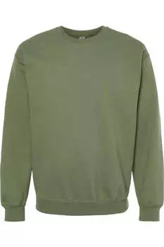 Толстовка Gildan Softstyle с круглым вырезом, хаки