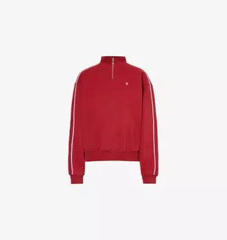 Толстовка Gilly из хлопкового джерси с застежкой-молнией на половину длины 4Th & Reckless, красный