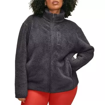 Толстовка Girlfriend Collective из переработанного флиса с молнией во всю длину, синий