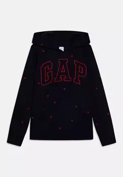 Толстовка Girls Logo GAP, цвет navy hearts