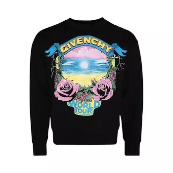 Толстовка Givenchy Boxy Fit Sweatshirt, черный