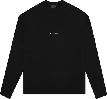 Толстовка Givenchy Classic Fit Print Sweatshirt 'Black', черный