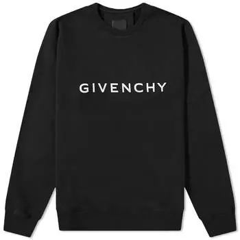 Толстовка Givenchy Logo Crew Sweat