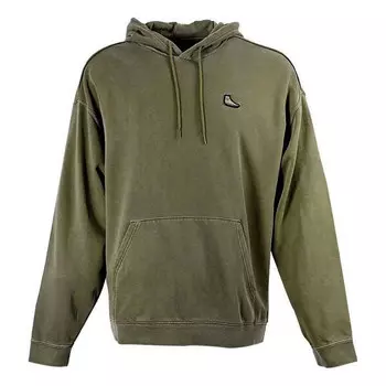 Толстовка go-to chuck taylor sneaker patch loose fit hoodie 'olive green' Converse, зеленый