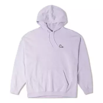 Толстовка go to embroidered sneaker patch hoodie 'light purple' Converse, фиолетовый