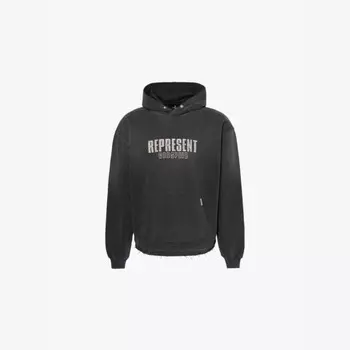 Толстовка Godspeed из хлопкового трикотажа с необработанным краем Represent, черный