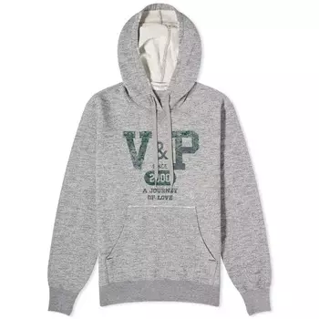 Толстовка Golden Goose V & P Print, серый/темно-зеленый