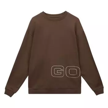 Толстовка GOLF WANG Nova Crewneck, коричневый