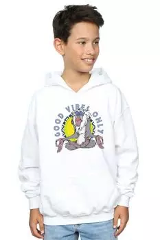 Толстовка Good Vibes Only The Lion King Rafiki Disney, белый