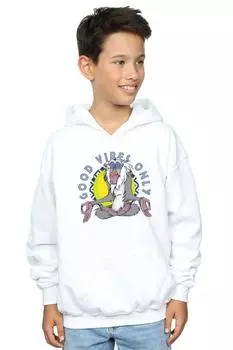 Толстовка Good Vibes Only The Lion King Rafiki Disney, белый