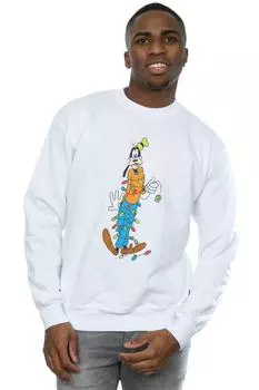 Толстовка Goofy Christmas Lights Disney, белый