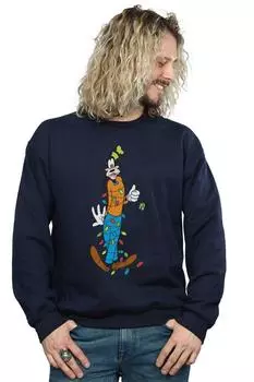 Толстовка Goofy Christmas Lights Disney, темно-синий