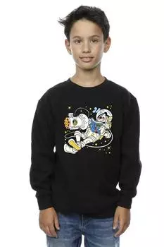 Толстовка Goofy Reading In Space Disney, черный